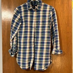 XS Madewell button down. Flannel